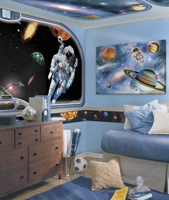 deco chambre garcon planete