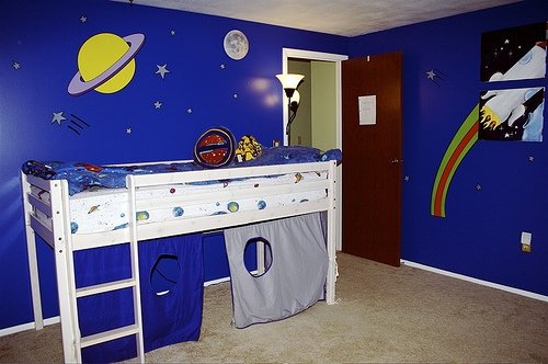 deco chambre garcon planete