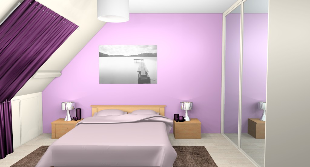 deco chambre parme