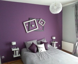 deco chambre rose et gris
