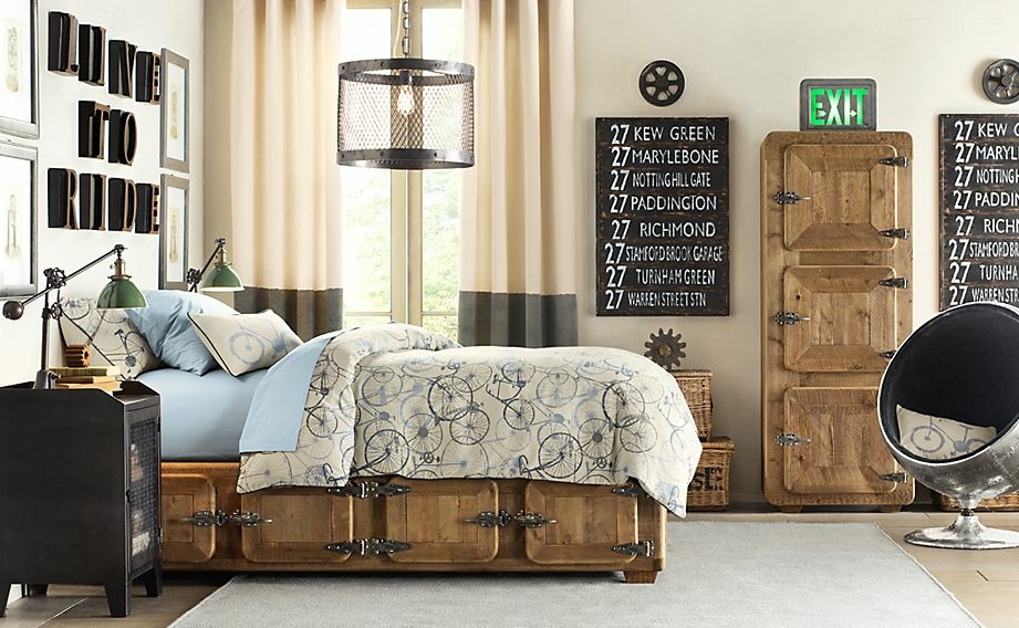 deco chambre style industriel