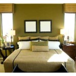 deco chambre vert kaki