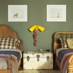 deco chambre vert kaki