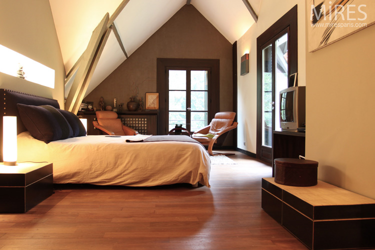 deco pour chambre marron