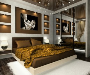 deco pour chambre marron