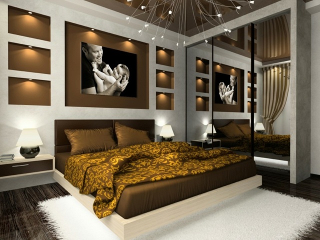 deco pour chambre marron