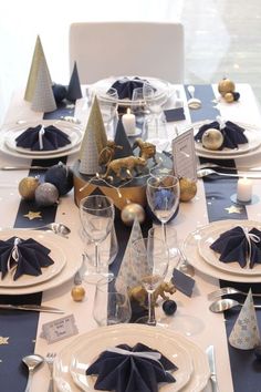 deco table reveillon a faire soi meme