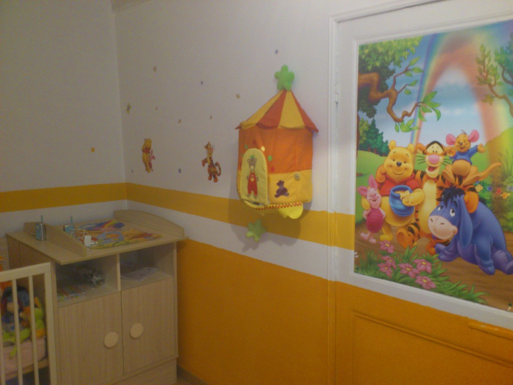 decoration chambre bebe winnie pooh