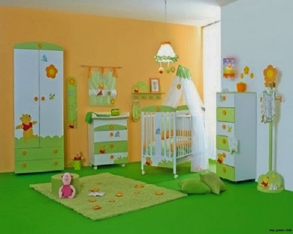 decoration chambre bebe winnie pooh