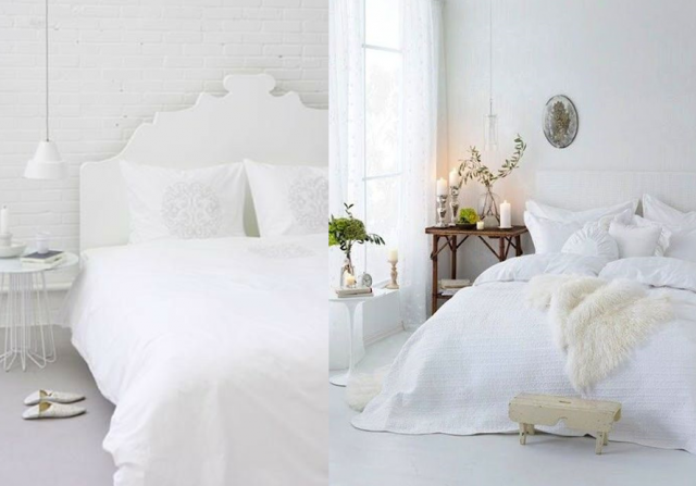 decoration chambre blanche