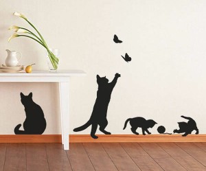decoration chambre chat