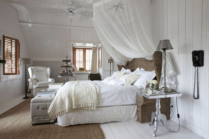decoration chambre en blanc