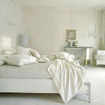 decoration chambre en blanc