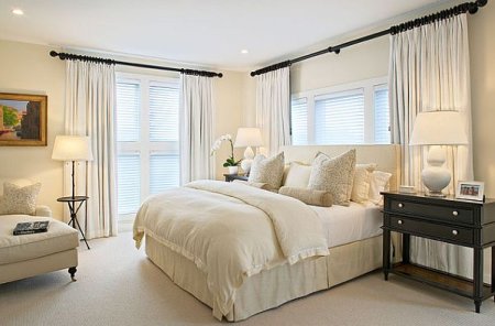 decoration chambre en blanc