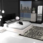 decoration chambre en noir et blanc