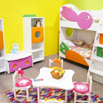 decoration chambre fille jeux