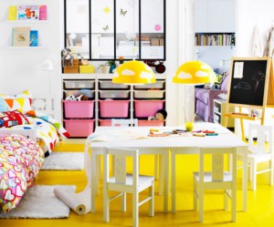 decoration chambre fille jeux