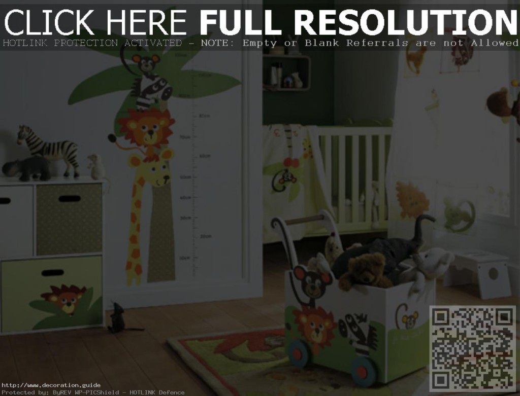 decoration chambre garcon jungle