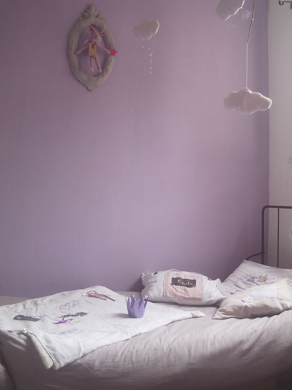 decoration chambre lavande