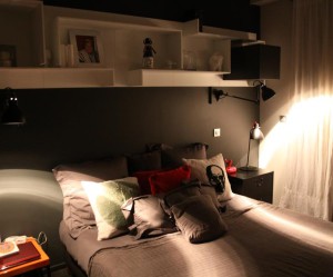 decoration chambre marron et beige