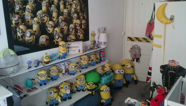 decoration chambre minion