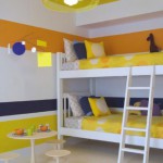 decoration chambre orange jaune