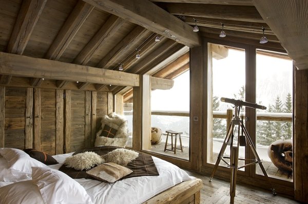 decoration chambre style montagne