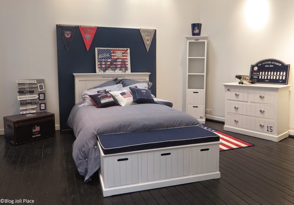 decoration chambre style usa