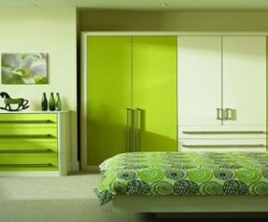 decoration chambre vert