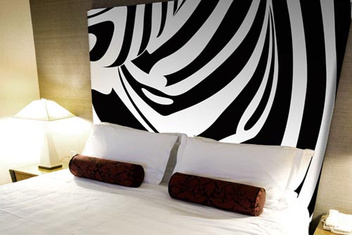decoration chambre zebre
