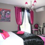 decoration de chambre rose et noir