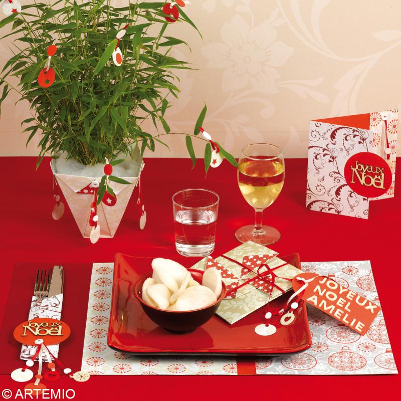 decoration de table a fabriquer pour noel
