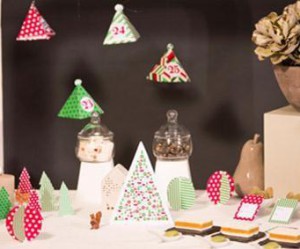 decoration de table a fabriquer pour noel