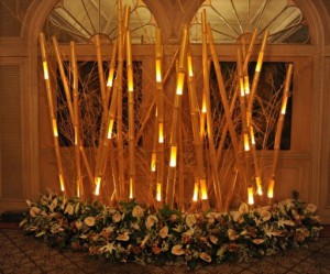 faire une decoration avec du bambou
