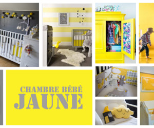 idee deco chambre bebe jaune
