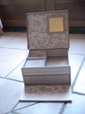 boite a bijoux en cartonnage