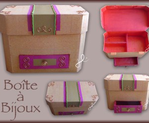 boite a bijoux en cartonnage