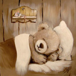 cadre ourson chambre bebe