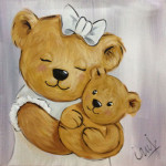 cadre ourson chambre bebe