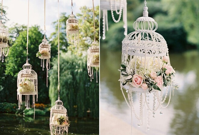 cage oiseau decoration mariage