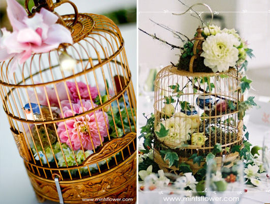 cage oiseau decoration mariage