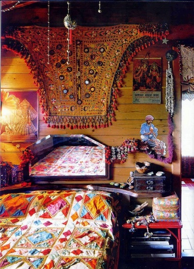 chambre decoration boheme