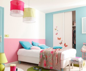 deco chambre 2 couleurs