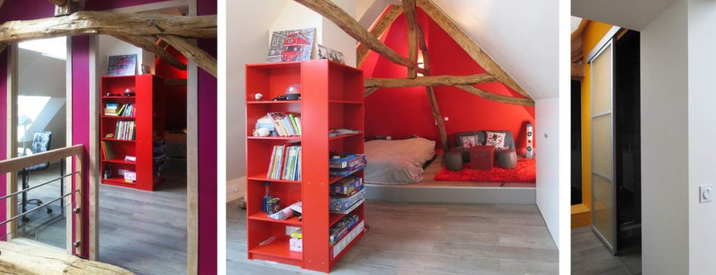 deco chambre ado dans les combles