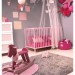 deco chambre bebe fille rose et taupe