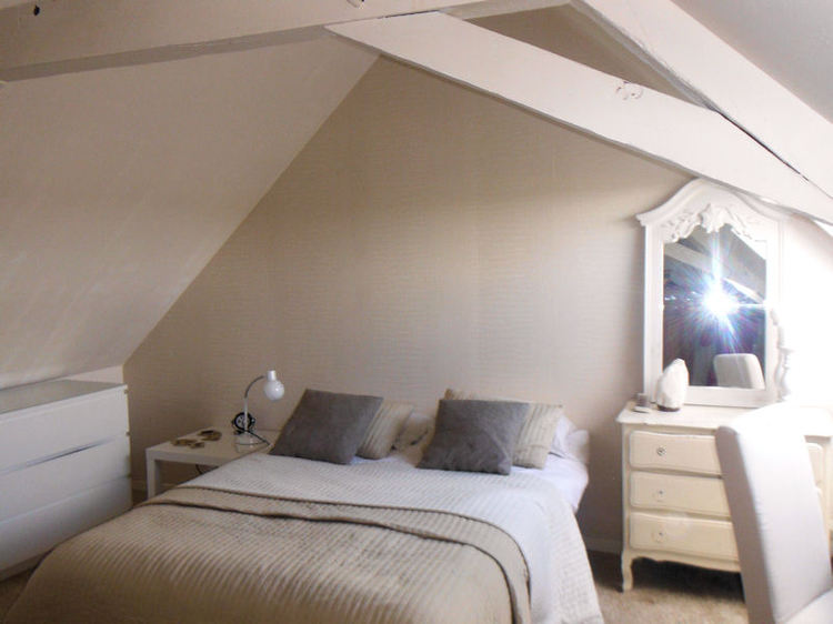 deco chambre beige et blanc