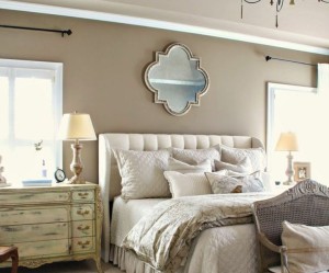 deco chambre beige et blanc