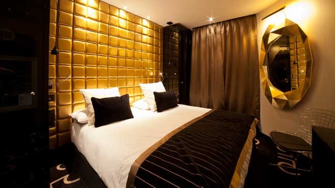 deco chambre dore