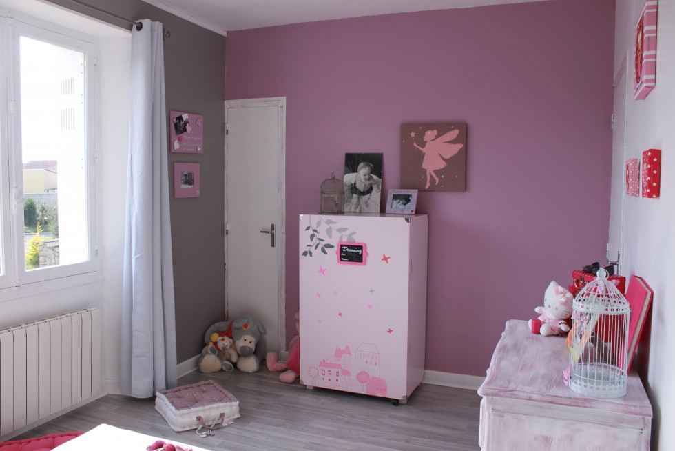 deco chambre fille rose