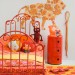 deco chambre fille rose orange